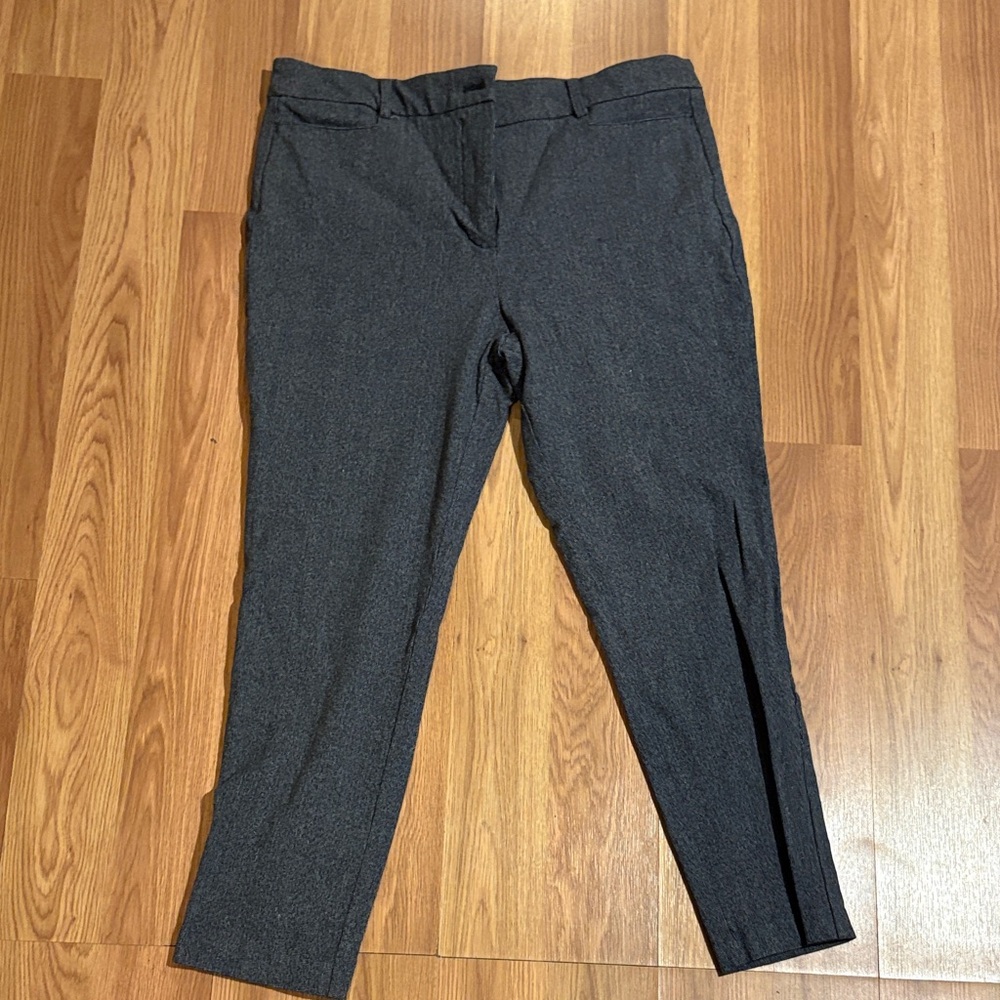 Loft black check Pants